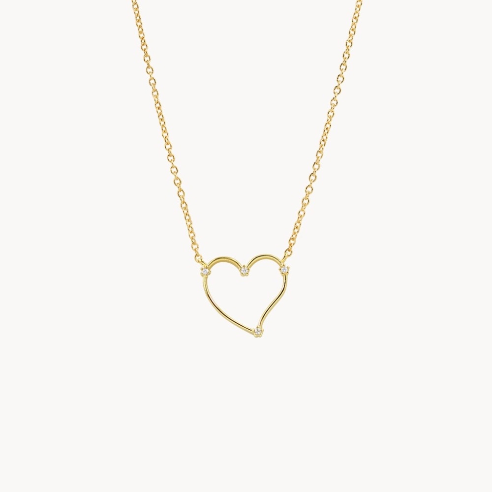 Secret Box New York Open Heart Necklace (CC)